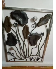 Small wrought iron courtyard gates