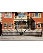 Wrought iron gates