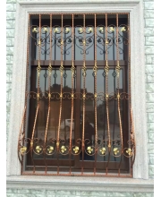 Wrought iron window